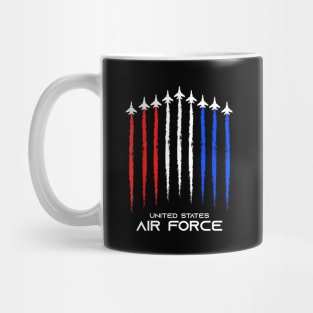 Air Force US Veterans American Flag 4th of July Patriotic Mug